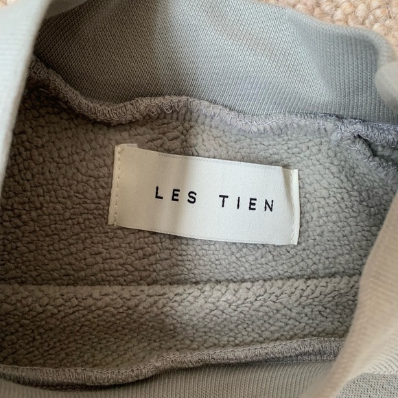 Les Tien Heavyweight Mock Neck Raglan sz Small PW15 - Picture 6 of 9